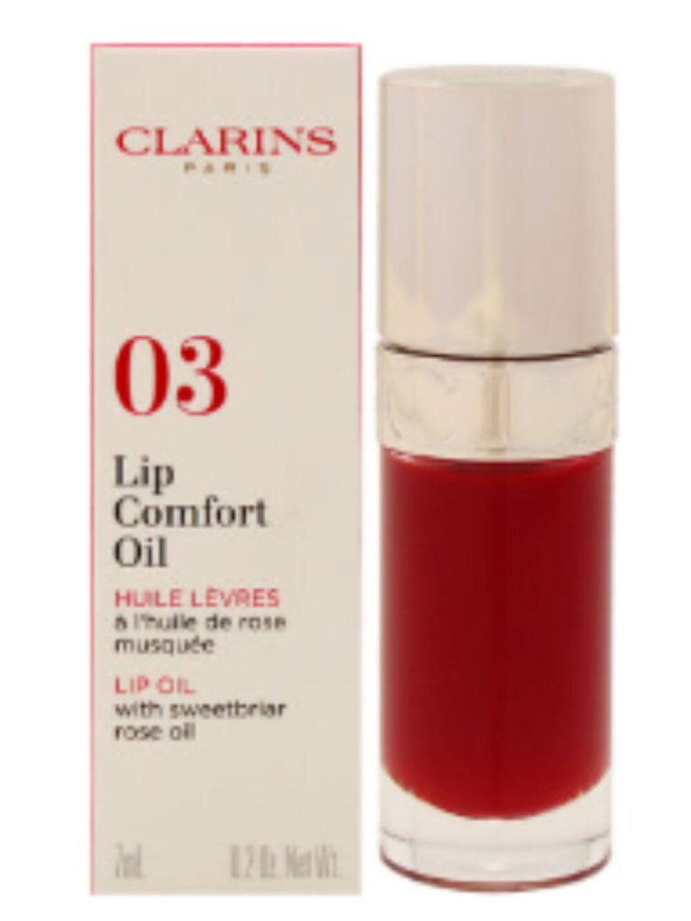 Clarins Lip Comfort Oil – Cherry 🍒 Hydrating Lip Oil Gloss